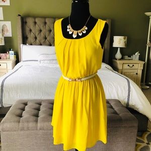 Yellow dress size Small